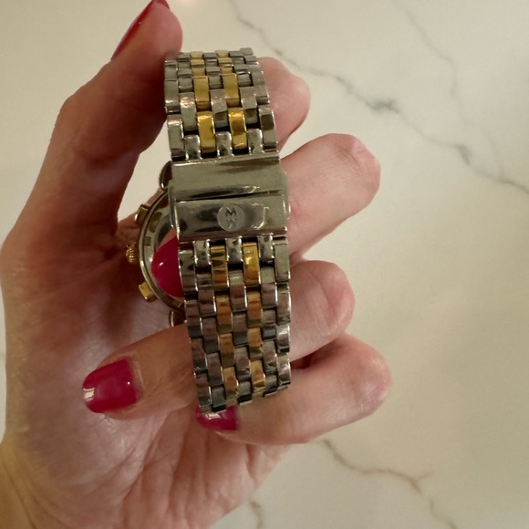 Sport Sail Blue Dial Diamond Two-Toned Women's Watch MWW01C000144 - Picture 4 of 10